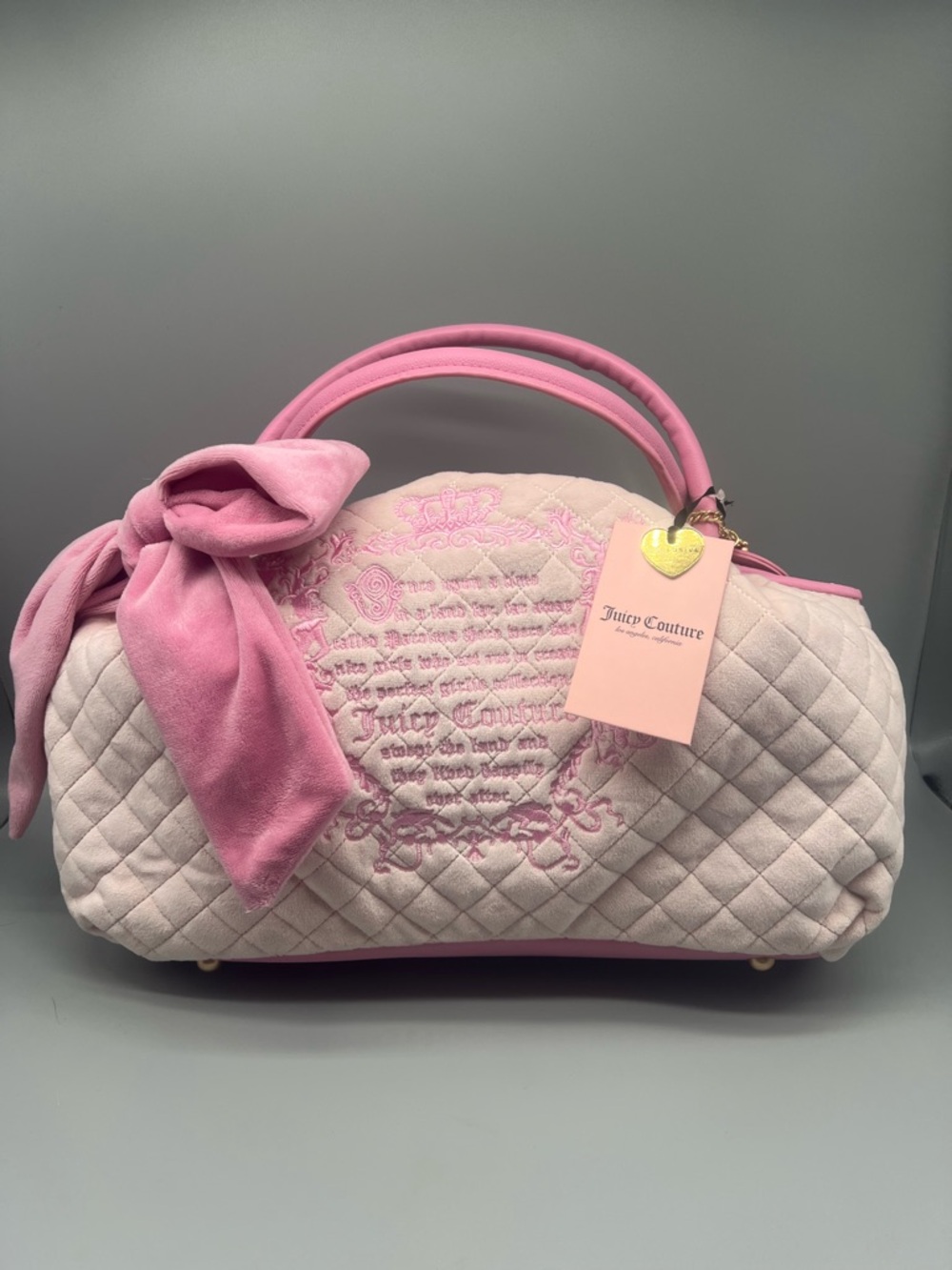 Juicy couture juicy tale bowlers purse
